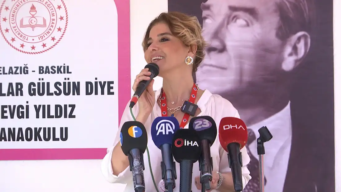 Çocuklar Gülsün Diye Anaokulu Baskil’de açıldı! Açılışa hangi ünlü isim katıldı