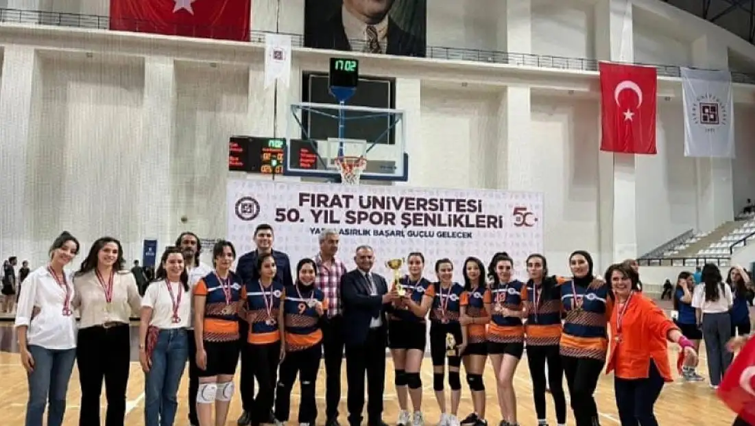 Fırat Üniversitesinde 50. Yıl Spor Şenlikleri coşkuyla tamamlandı