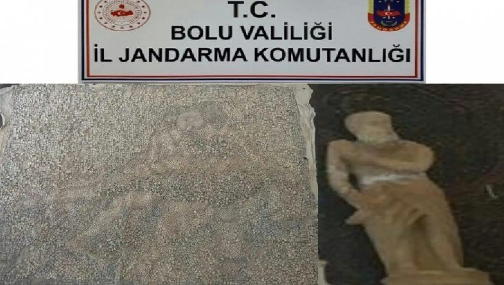 Bolu'da yolcu otobüsüne tarihi eser operasyonu: 1 gözaltı