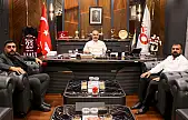 Galerici esnaflarından Başkan Alan'a teşekkür ziyareti