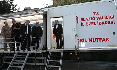 Vali Numan Hatipoğlu Mobil Mutfak Tırını İnceledi