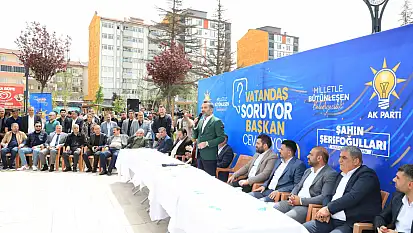 Başkan Şerifoğulları, Akpınar Mahallesi'nde vatandaşların sorularını yanıtladı