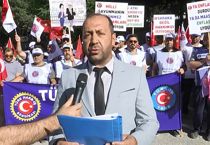 Türk Harb-İş Sendikası'ndan zam teklifine protesto
