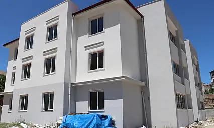 Keban ilçe emniyet lojmanlarında sona gelindi