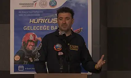 Türkiye'nin ilk deneysel test pilotu Murat Özpala, Elazığ'da