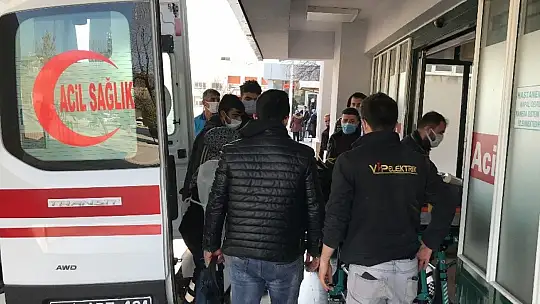 3. kattan düşen işçi ağır yaralandı