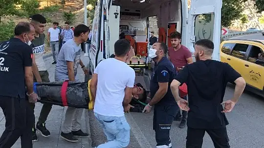 Uçurumdan düşen genç yaralandı