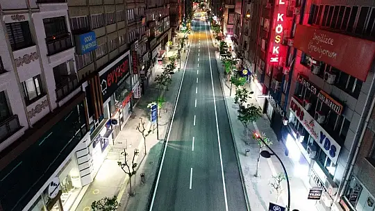 Gazi Caddesinde Çalışmalar Tamamlandı