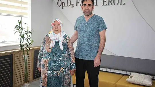 71 yaşında 136 kiloya ulaşan Nezaket teyze, sağlığına Elazığ'da kavuştu