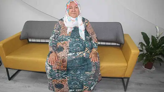 71 yaşında 136 kiloya ulaşan Nezaket teyze, sağlığına Elazığ'da kavuştu
