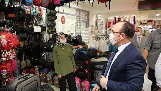 Vali Erkaya Yırık'tan Esnafa Bayram Ziyareti