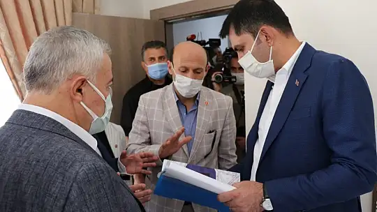 Çevre ve Şehircilik Bakanı Murat Kurum Elazığ'da