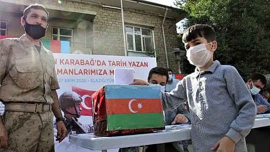 Azerbaycanlı çocuktan cephedeki babasına mektup