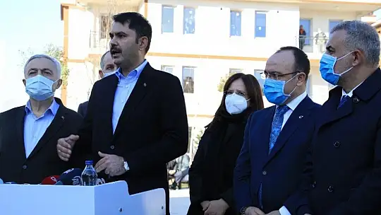 Bakan Kurum: 'Elazığ'da 19 bin 500 konuttan 2 bin 500'ünü tamamladık'