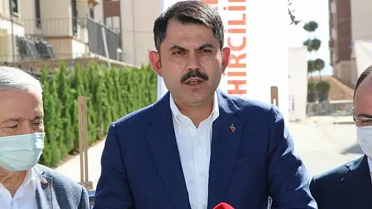 Bakan Kurum: Yıl sonuna kadar 8 bin konutumuzu tamamlayacağız