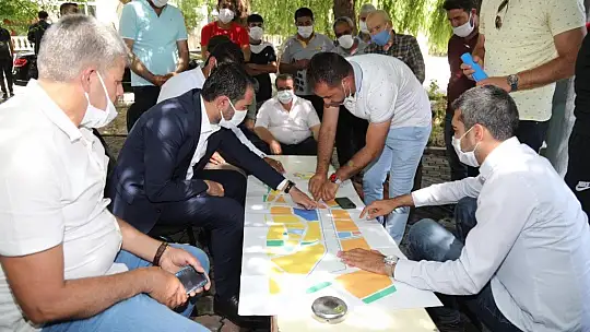 Başkan Şerifoğulları Yeni Yaşam Alanında İncelemelerde Bulundu