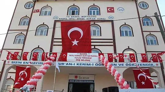Diyanet İşleri Başkanı Erbaş, Elazığ'da 65 öğrenci kapasiteli Kur'an kursunun açılışına katıldı