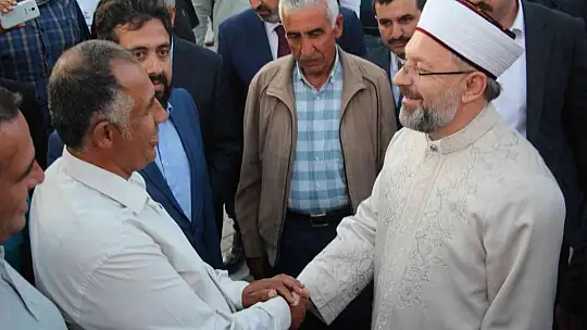 Diyanet İşleri Başkanı Erbaş, Elazığ'da 65 öğrenci kapasiteli Kur'an kursunun açılışına katıldı