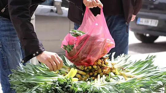 Elazığ'da 'Çiriş' ve 'Kenger' otu, tezgahlardaki yerini aldı