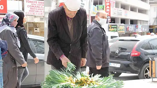 Elazığ'da 'Çiriş' ve 'Kenger' otu, tezgahlardaki yerini aldı
