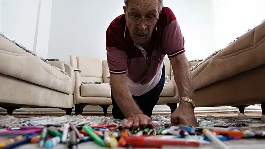 Elazığ'da 19 bin adetlik kalem koleksiyonu