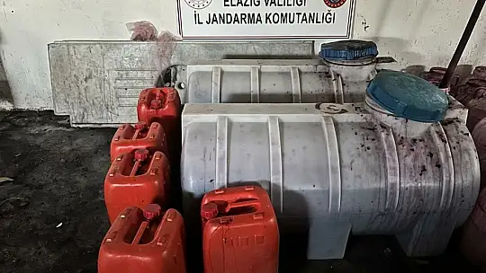 Elazığ'da 2 ton 600 litre kaçak şarap ele geçirildi