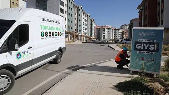 Elazığ'da 4 ayda 37 kilogram tekstil atığı toplandı