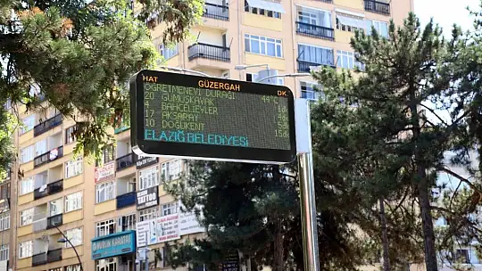 Elazığ'da akıllı ulaşım dönemi başladı