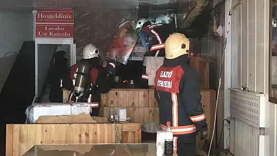 Elazığ'da baca yangını korkuttu