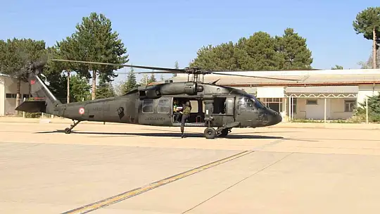 Elazığ'da bayram tatili dönüşü helikopter destekli trafik denetimi