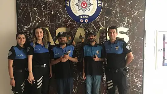 Elazığ'da engelli 2 gencin polislik hayali gerçek oldu