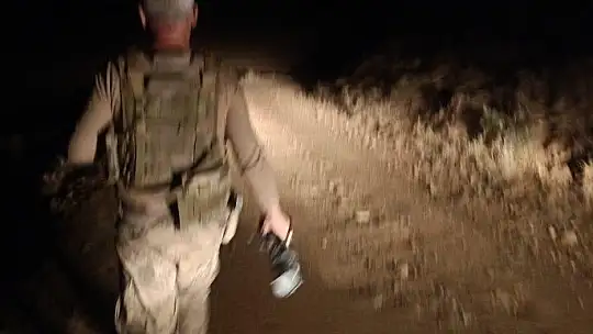 Elazığ'da jandarma kayıp hayvanları gece görüş termalleriyle buldu