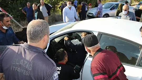 Kazada araçta sıkışan 4 yaralı için ekipler seferber oldu