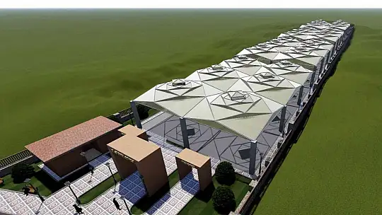 Elazığ'da Kent-Köy Pazarı'nın yapım çalışmaları sürüyor