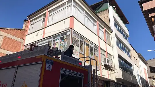 Elazığ'da teras yangını