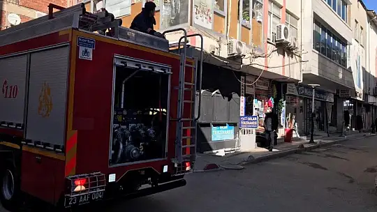 Elazığ'da teras yangını