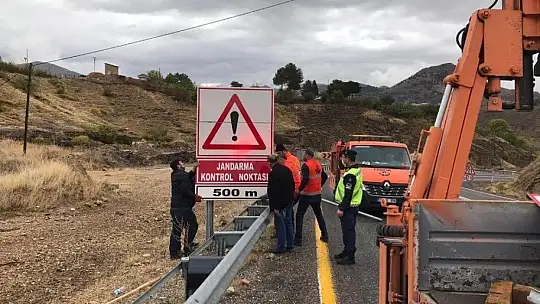 Elazığ'da trafik kazalarına karşı önlem