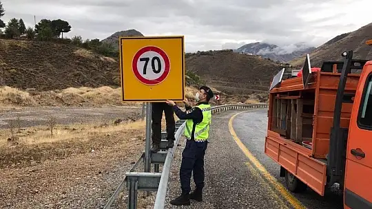 Elazığ'da trafik kazalarına karşı önlem