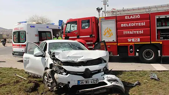 Elazığ'da trafik kazası: 1 ölü, 5 yaralı