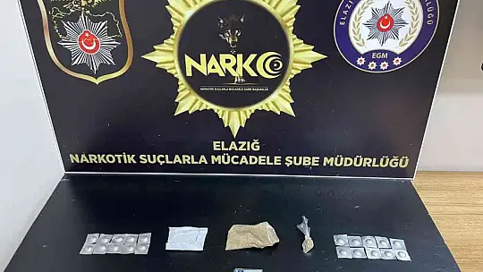 Elazığ'da uyuşturucu operasyonu: 2 gözaltı