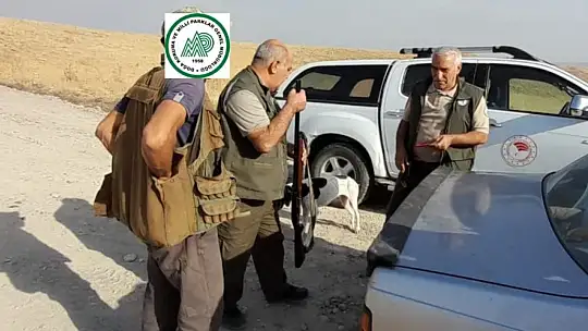 Elazığ'da yasa dışı avcılık yapan 1 kişiye idari işlem uygulandı