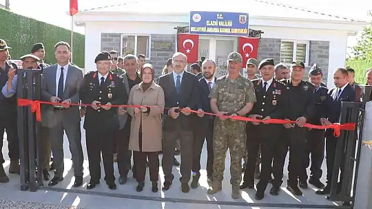 Elazığ'da yeni Jandarma Karakolu açıldı