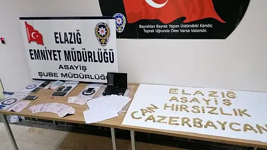 Elazığ'da yüzlerce sahte altın ele geçirildi, 4 şüpheli yakalandı