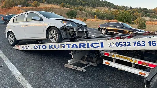 Elazığ'da zincirleme trafik kazası: 2 yaralı