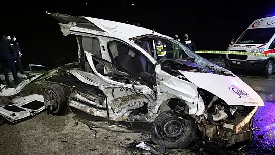Elazığ'daki feci kazada ölen 4 kişinin kimliği belli oldu