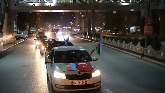 Elazığ'dan Azerbaycan'a 100 araçla destek konvoyu