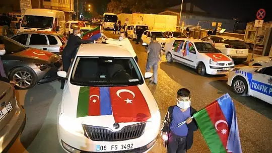 Elazığ'dan Azerbaycan'a 100 araçla destek konvoyu