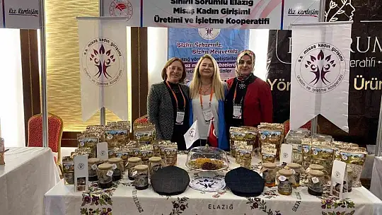 Elazığ yöresel ürünlerine İzmir Fuarında büyük ilgi