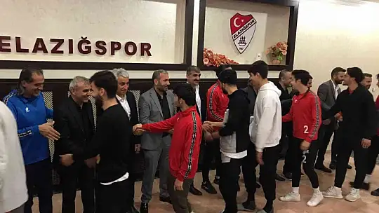 Elazığspor'da bayramlaşma töreni yapıldı