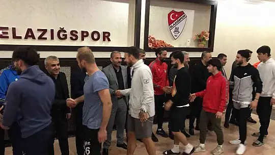 Elazığspor'da bayramlaşma töreni yapıldı